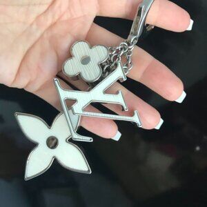 Louis Vuitton Fleur d Epi Bag Charm Ivory